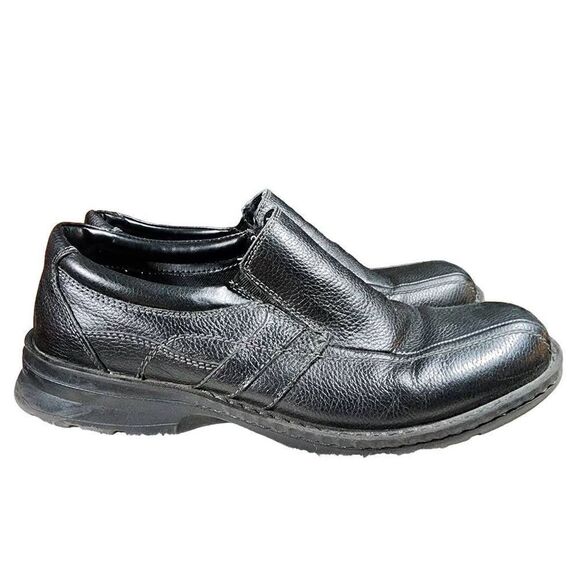Dockers Men's Black Leather Dress Casual Loafer Shoes Size 10.5 - Picture 4 of 10